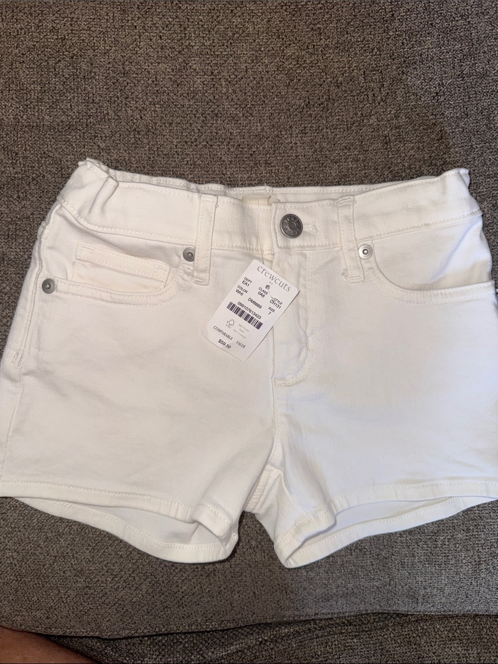 Crewcuts White Denim Jean Shorts